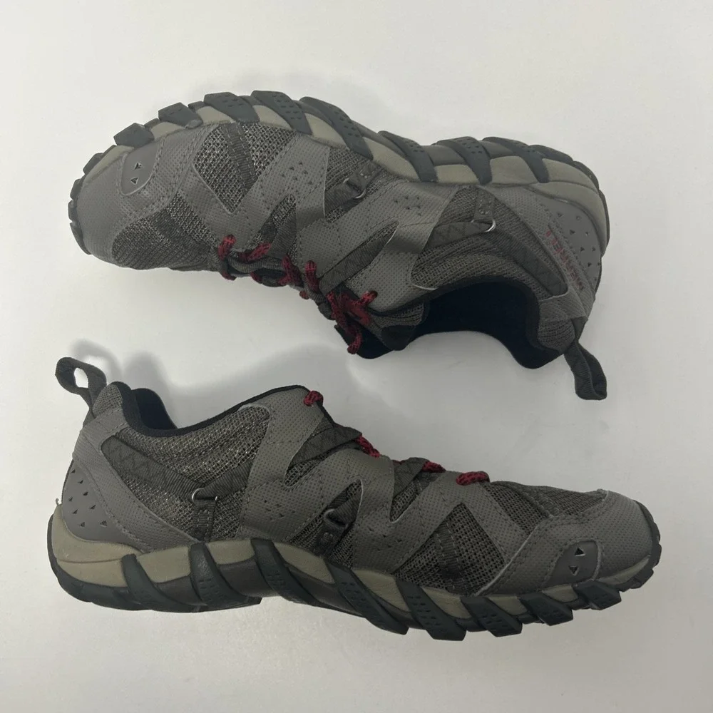 Merrell Waterpro Maipo Hiking Shoes Men's‎ Size 7 Brown Vibram J034261